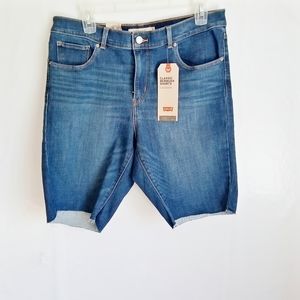 NWT Levi's Classic Bermuda Blue Jean Shorts